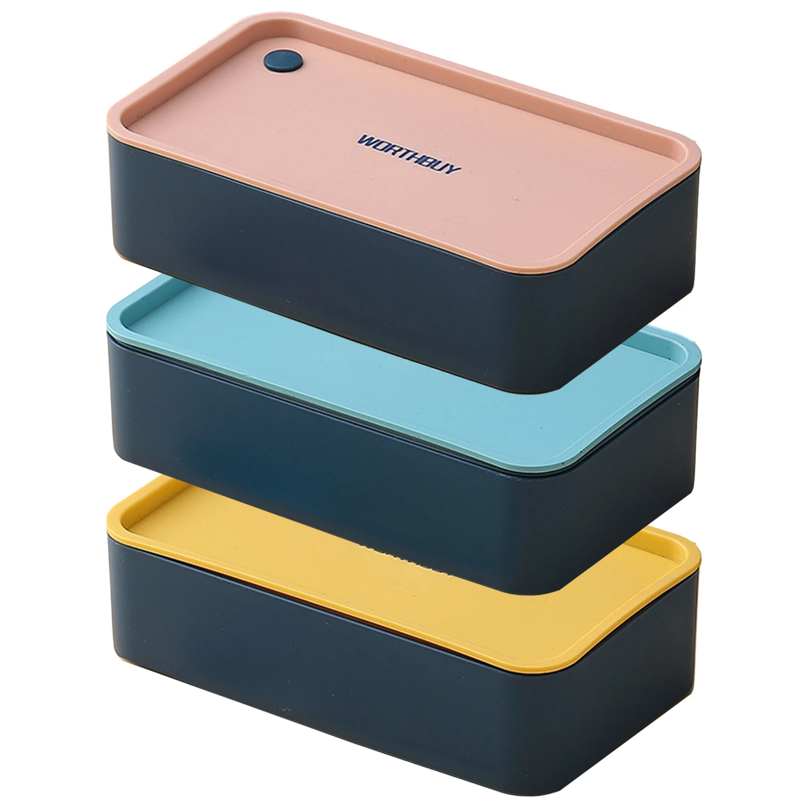 

Japanese Lunch Box Food Grade BPA Free Bento Box Microwave Safe Japanese Leak-Proof Lunch Containers For Home School Office Camp