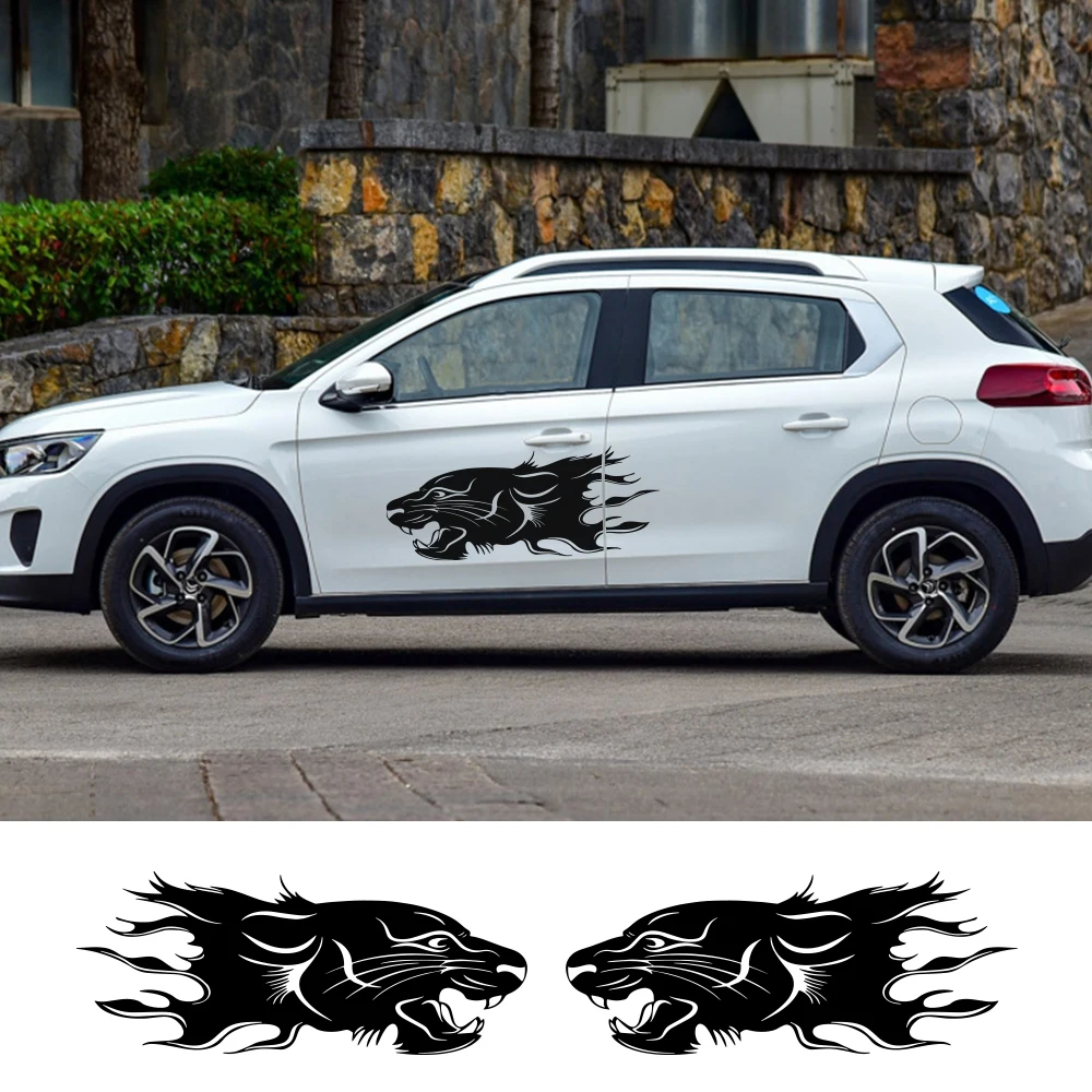 

Lion Totem Funny Car Stickers for Peugeot 206 208 Mitsubishi Lancer Renault Duster Opel Astra Mazda Demio Nissan Accessories