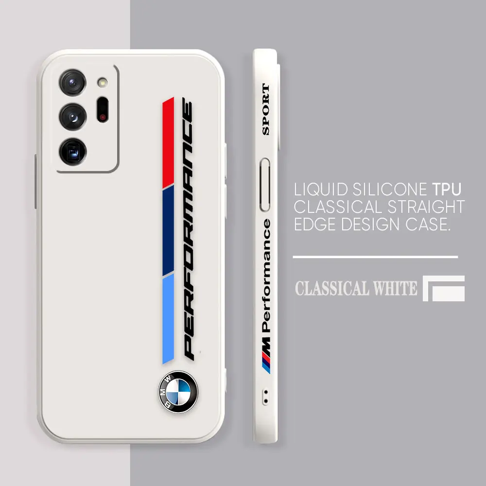 Case For Samsung Galaxy A90 A80 A70 A60 A50 A40 A30 A20S Note 20 Pro Plus Lite Ultra 4G 5G Case  Simple Luxury Sports Car B-BMW