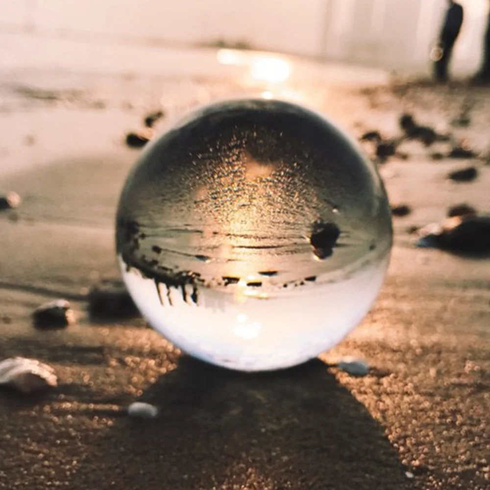 

80mm Magical Crystal Ball Quartz FengShui Photography Glass Sphere for Home Decoration Fashion