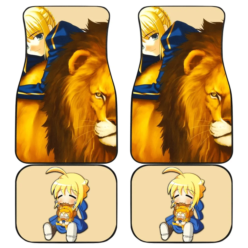 

Chibi Saber Fate With Lion Fate/Stay Night Car Floor Mats UBC040803