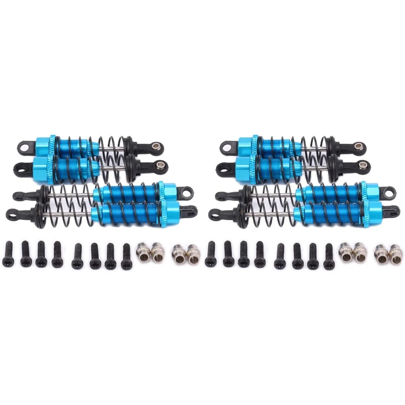 

4X металлический масляный передний и задний амортизатор для 1/12 Wltoys 12428 12423 RC Car Crawler Upgrad Part, синий