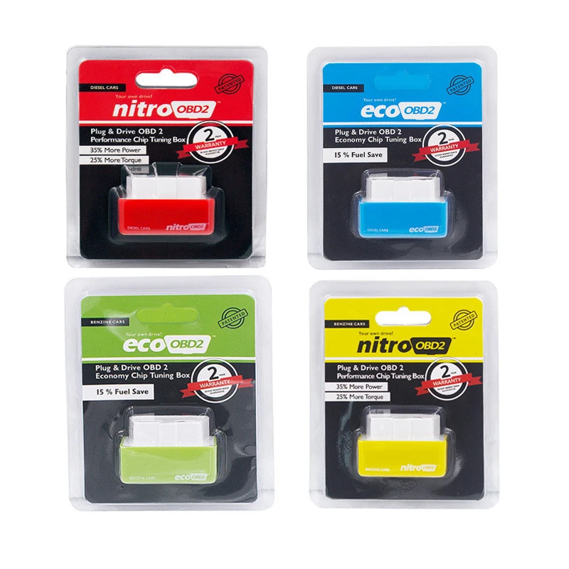 

Eco-Obd2 Dual Plate Fuel Saver with Chip Reader 4-Color Optional Diagnostic Scan Tool Scanner Enhanced Plug and Play Tuner Box