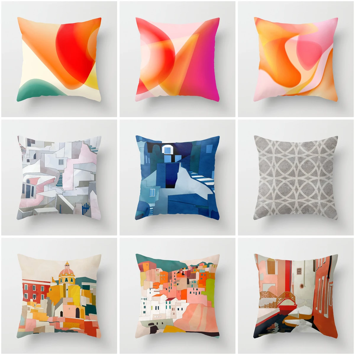 

Декоративная наволочка для домашней подушки, 45*45, скандинавский размер 40*40 40x40 см 50x50 см, наволочка розовая яркая 60x60 см 50*50 см