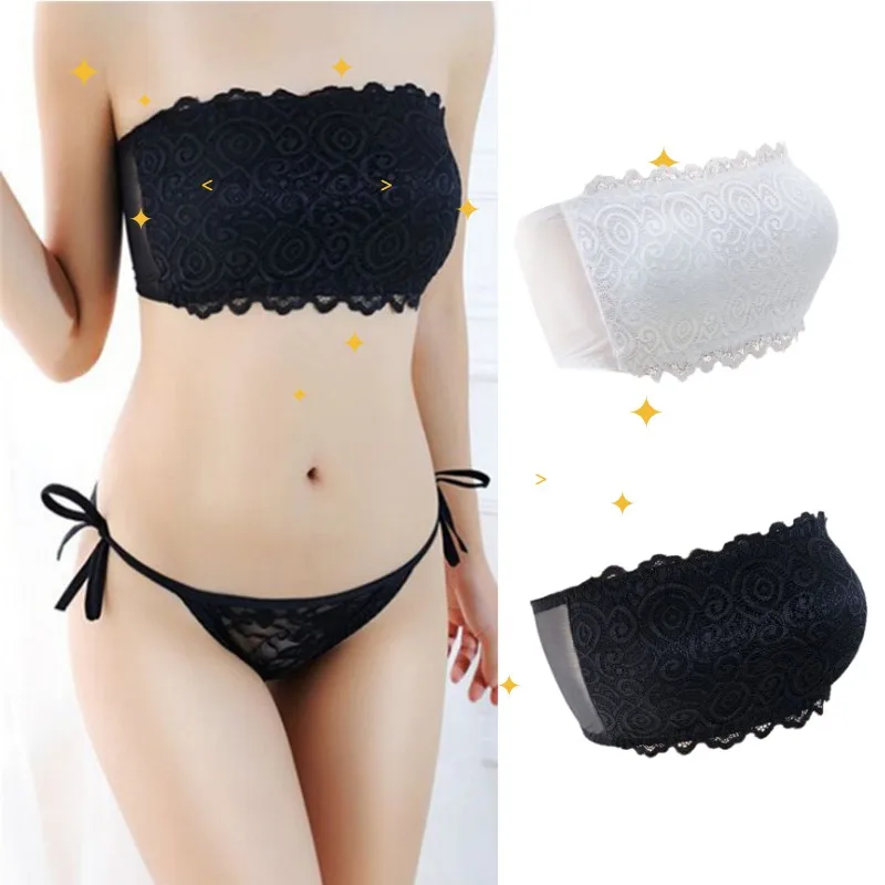 

Летний женский бюстгальтер без бретелек, топ, женское сексуальное кружевное невидимое нижнее белье, женское нижнее белье, верх, Женский Топ,...