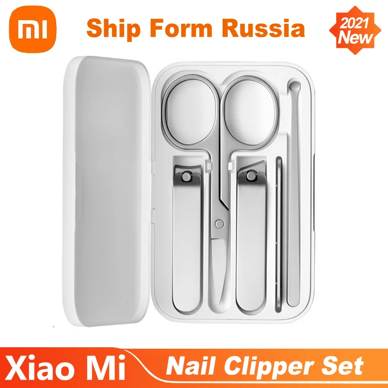 

5 шт., машинка для стрижки ногтей Xiaomi Mijia, нержавеющая сталь