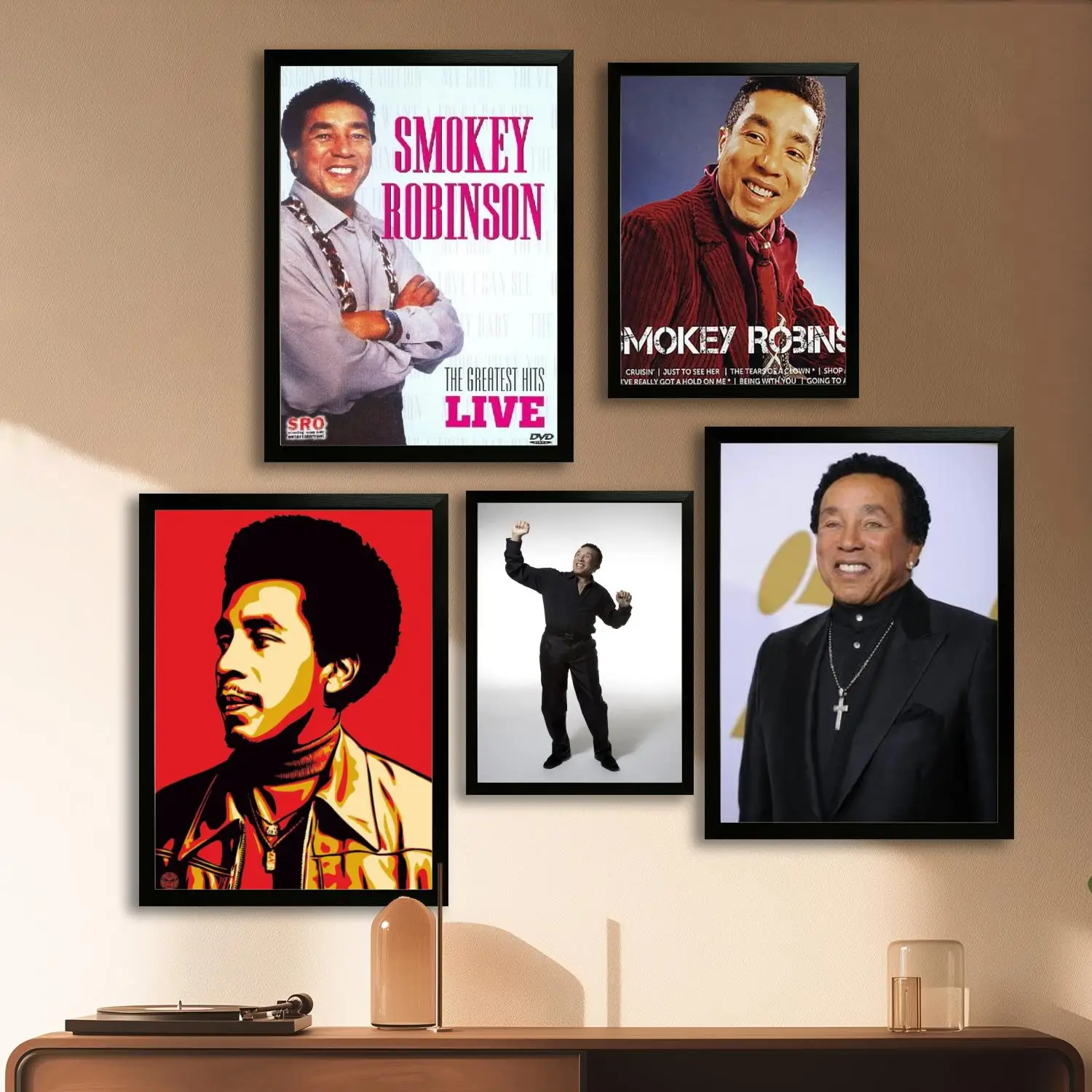 Смоки Робинсон Печать на холсте