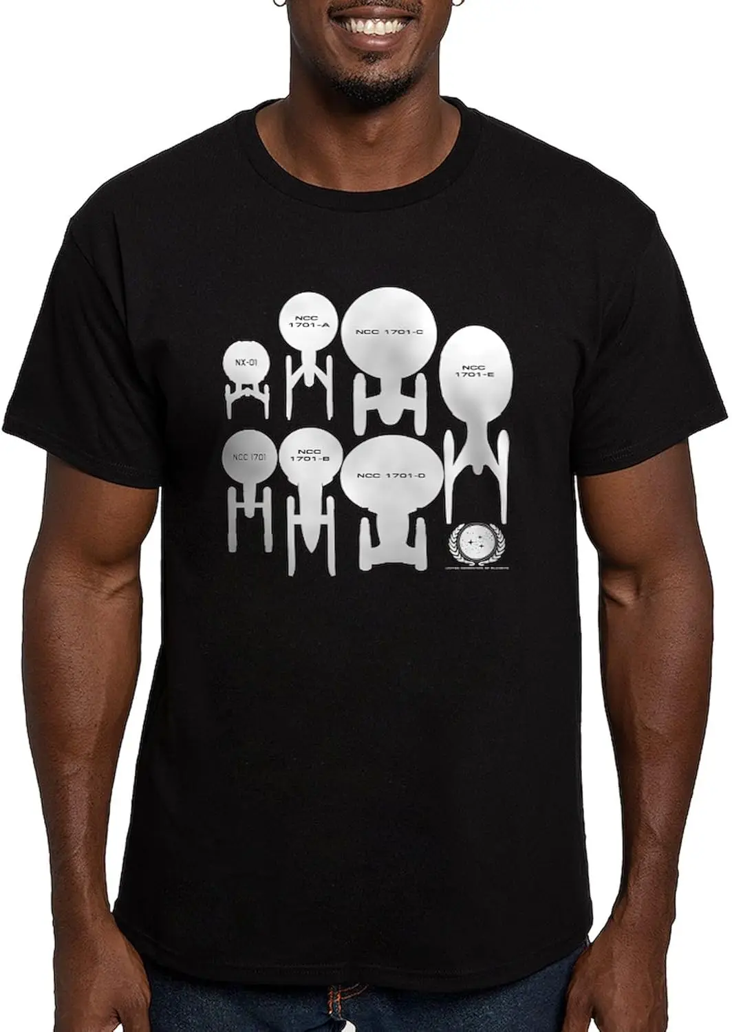 Мужская футболка с графическим принтом в стиле фэтипресс USS