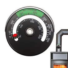 Wood Fireplace Thermometer Oven Stove Temperature Top Thermometer Magnetic Chimney Flue Pipe Meter For Keeping Your Wood/ Pellet