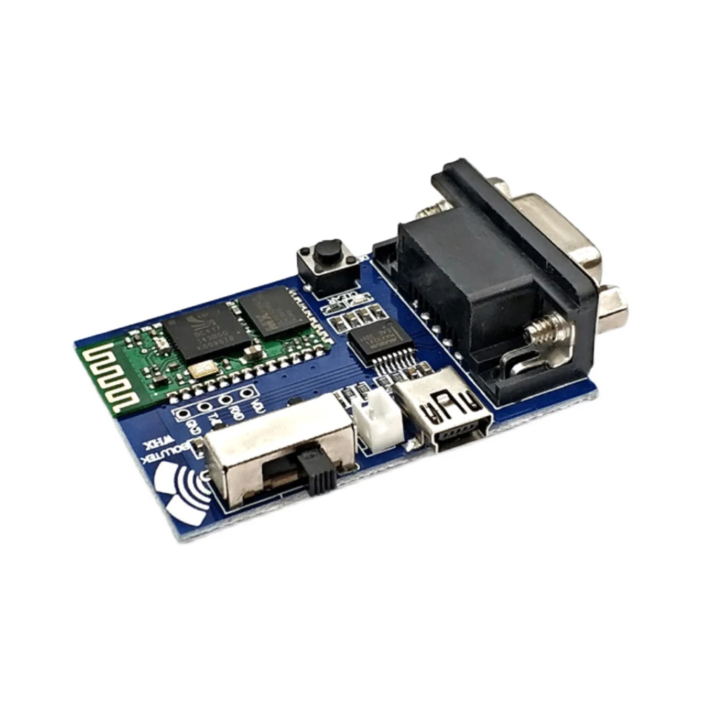 

RS232 Bluetooth Serial Adapter Board Communication Master Slave 2 Modes 5V Mini USB Bluetooth Serial Port Profile Module
