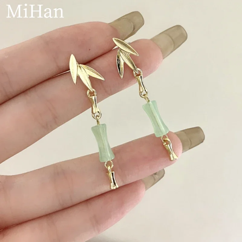 MiHan модные ювелирные изделия 925 Серебряные иглы винтажные темпераментные серьги