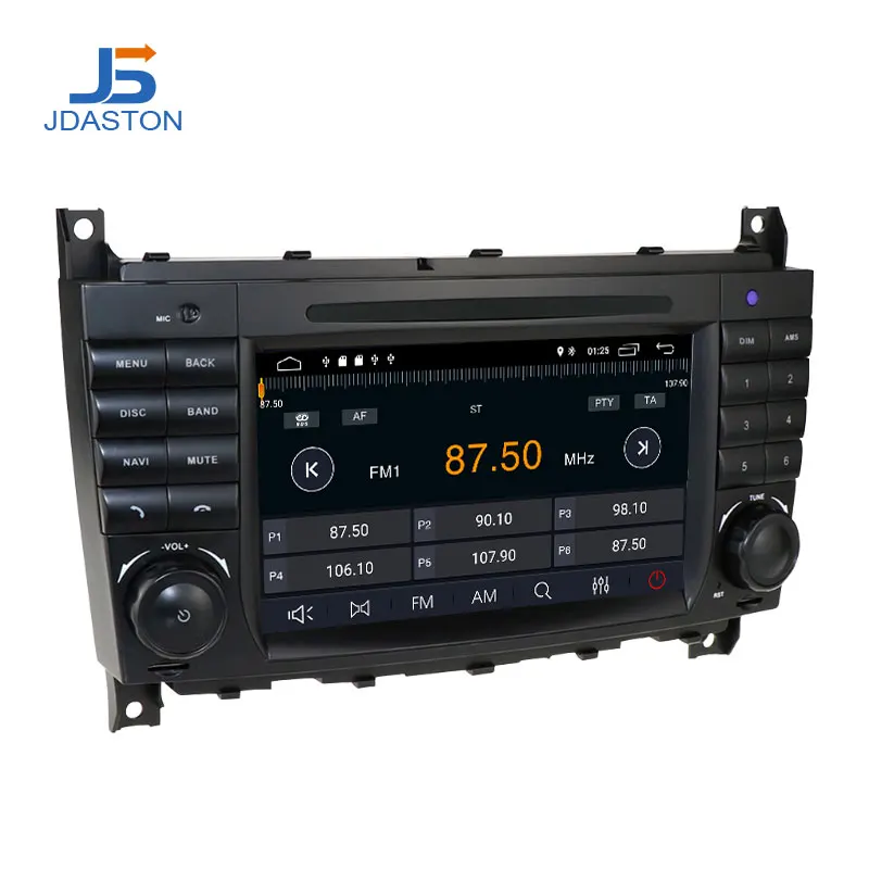 Автомобильный мультимедийный DVD-плеер JDASTON 2 DIN ANDROID 10 0 с GPS радио для Mercedes Benz CLK W209