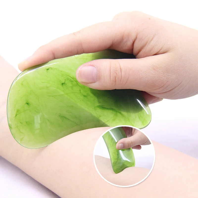 

Best Selling Resin Scraping Board Guasha Massager Gua Sha Tools Jade Natural Stone Gua Sha Board
