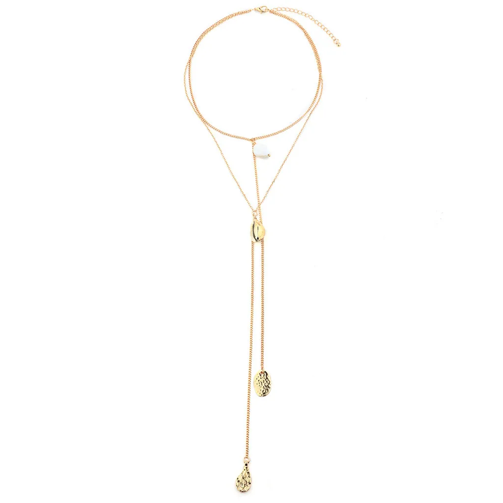 

and European Simple Jewelry Ladies Wild Fashion Necklace Fashion American Necklaces & Pendants