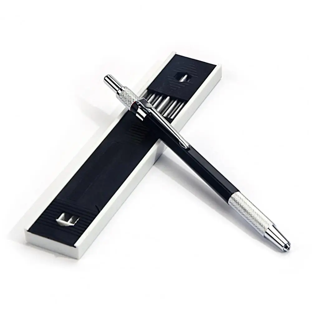 

Drafting Pencil Convenient 2 Colors Exquisite Refillable Woodworking Pencil for Students Mechanical Pencil Mechanical Pencil