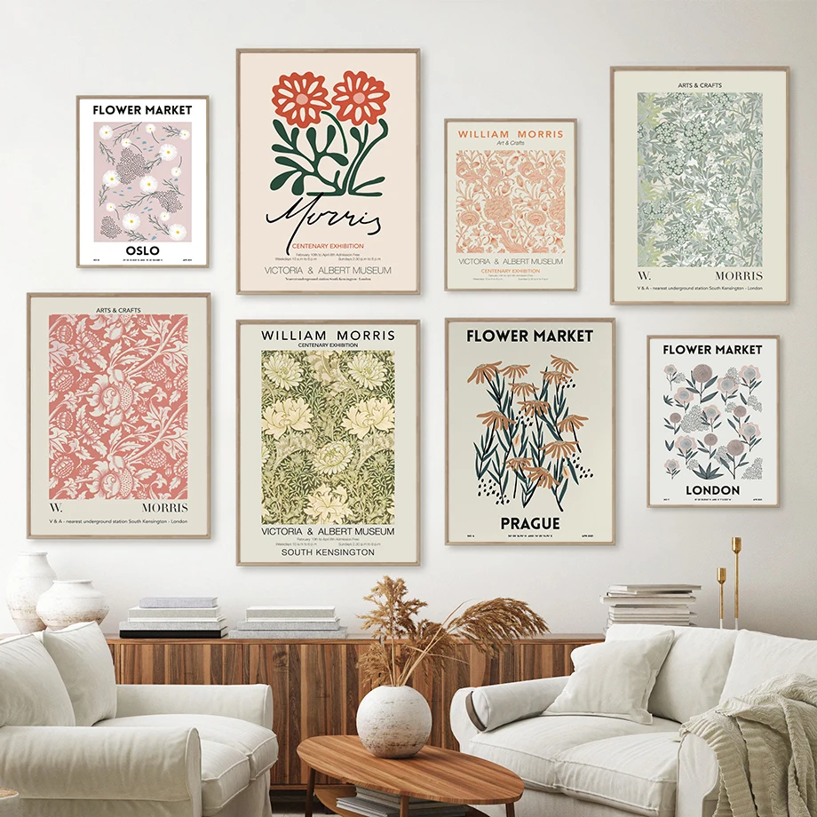 

Abstract Flowers Dandelion Illustration Wall Art Canvas Painting Nordic Posters And Prints Wall Pictures For Living Room Decor