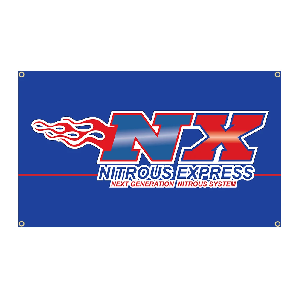 

90x150cm NX Nitrous Express Flag Polyester Printed Garage or Outdoor Decoration Banner Tapestry