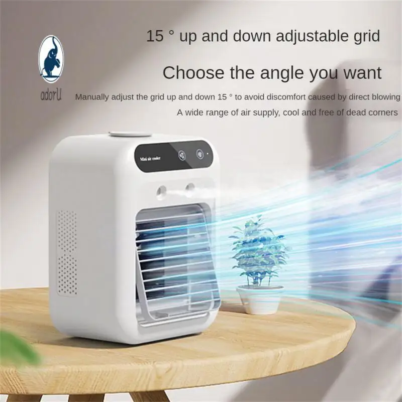 

High Quality Mini Humidification Cooling Fan Convenient Small Air Cooler Electric Fan Rapid Cooling Durable Mobile Cooling Fan
