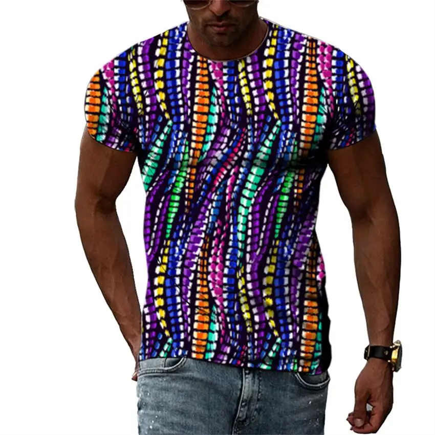 

Summer Chinese Trend Texture Graphic Men T-Shirts Casual 3D Print Tee Hip Hop Harajuku Personality Round Neck Short Sleeve Top