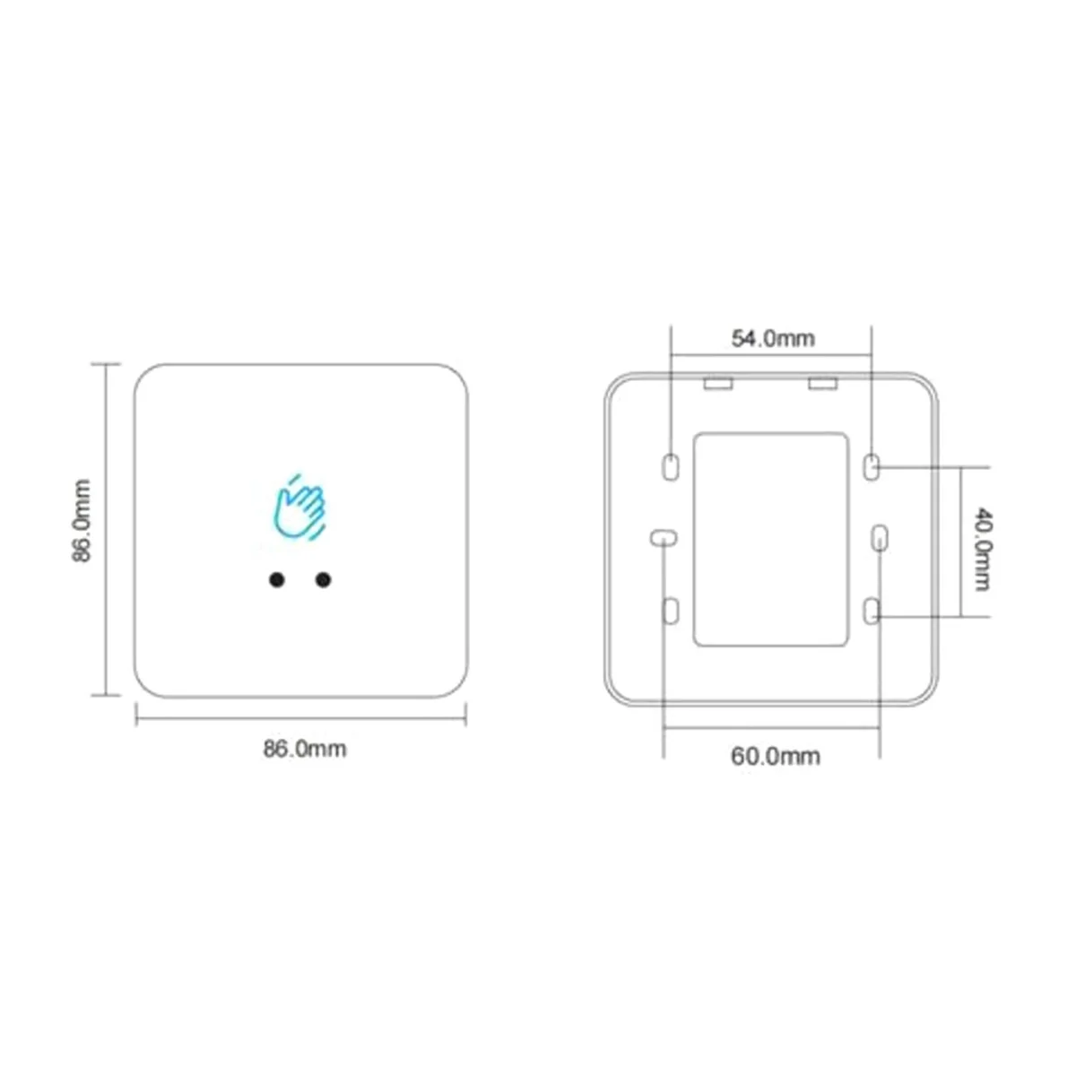 Инфракрасная установка Бесконтактный инфракрасный дверной замок Без сенсорного