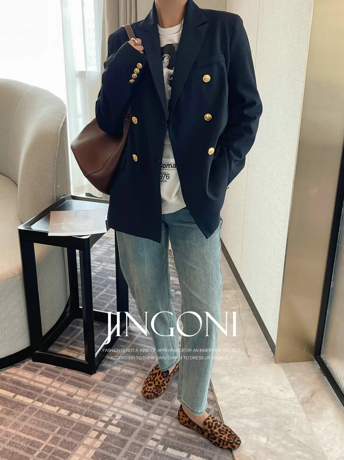 Блейзер женская одежда осень 2024 осенний топ корейский модный стиль новая верхняя