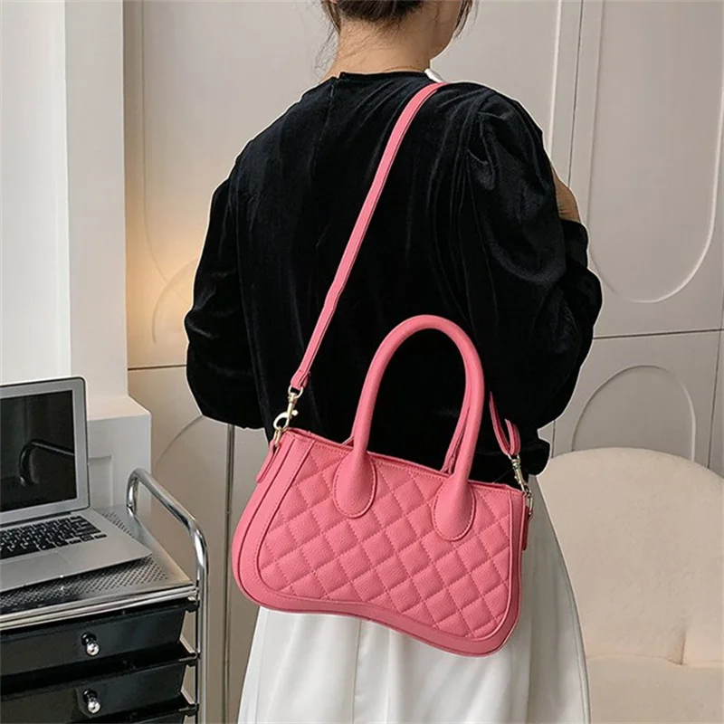2023 New Women Canvas Tote Shopping Bag Lady Shoulder Bag Big Capacity Pockets Girl Messenger Bag School Books Travel Beach Bags