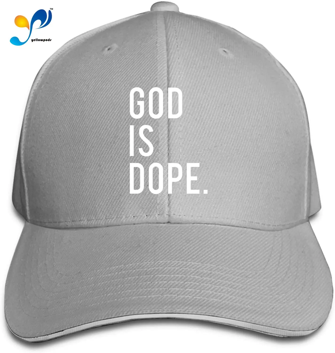 

God Is Dope Sandwich Cap Mans Womens Casquette Free Regulating