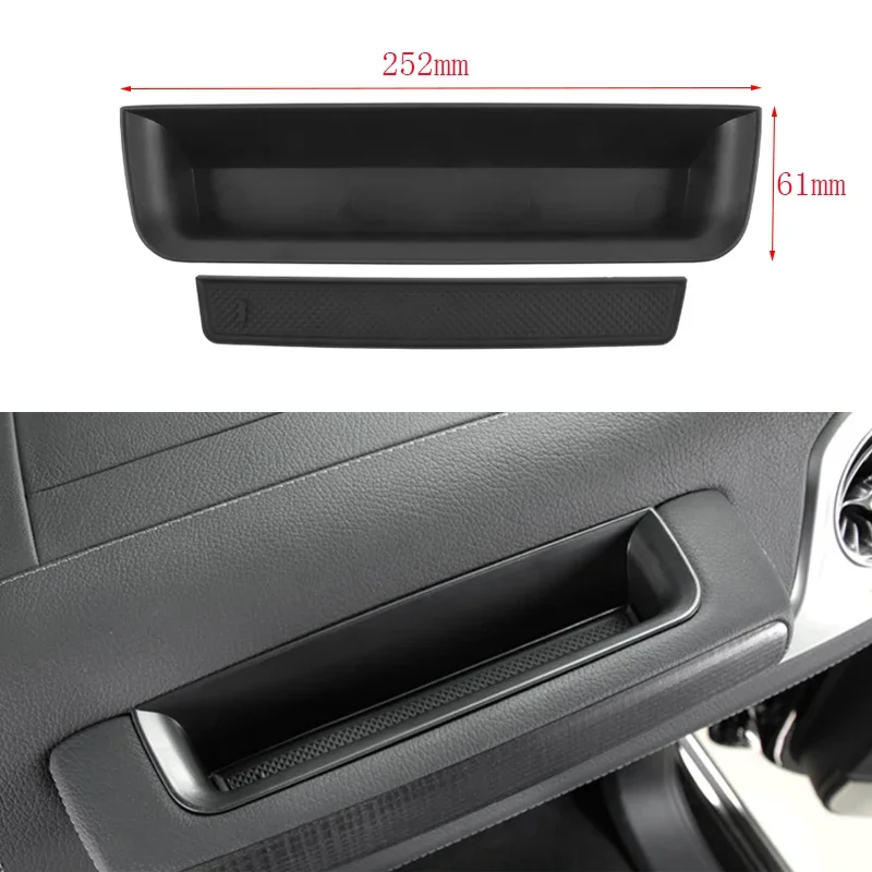 ABS автомобильный ящик для хранения сидений Copilot, чехол-органайзер для Mercedes Benz G Class W463 W464 W463A G350 G500 G63