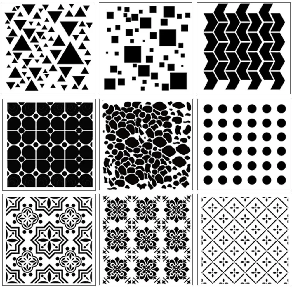 

Stencil for Painting, Reusable Stencils DIY Craft Template Paint Stencils for Painting on Wood Wall Home Decor S133141