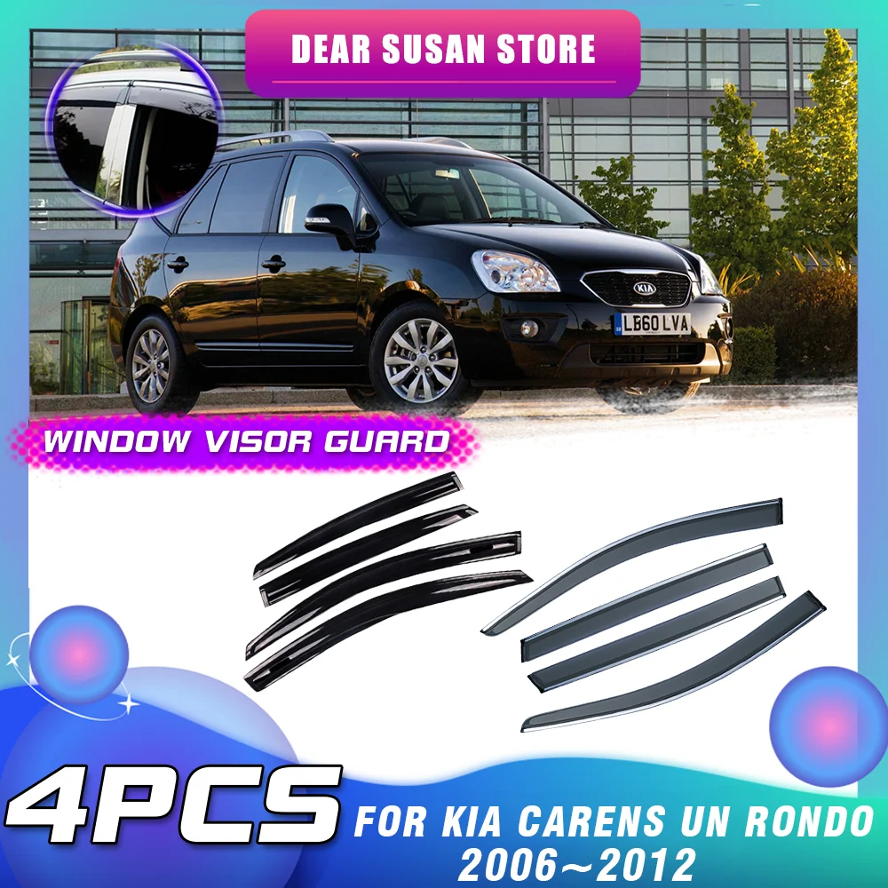 Автомобильный козырек на окно и дверь для Kia Carens UN Rondo 2006 ~ 2012 2007 2008 2009 2010 2011