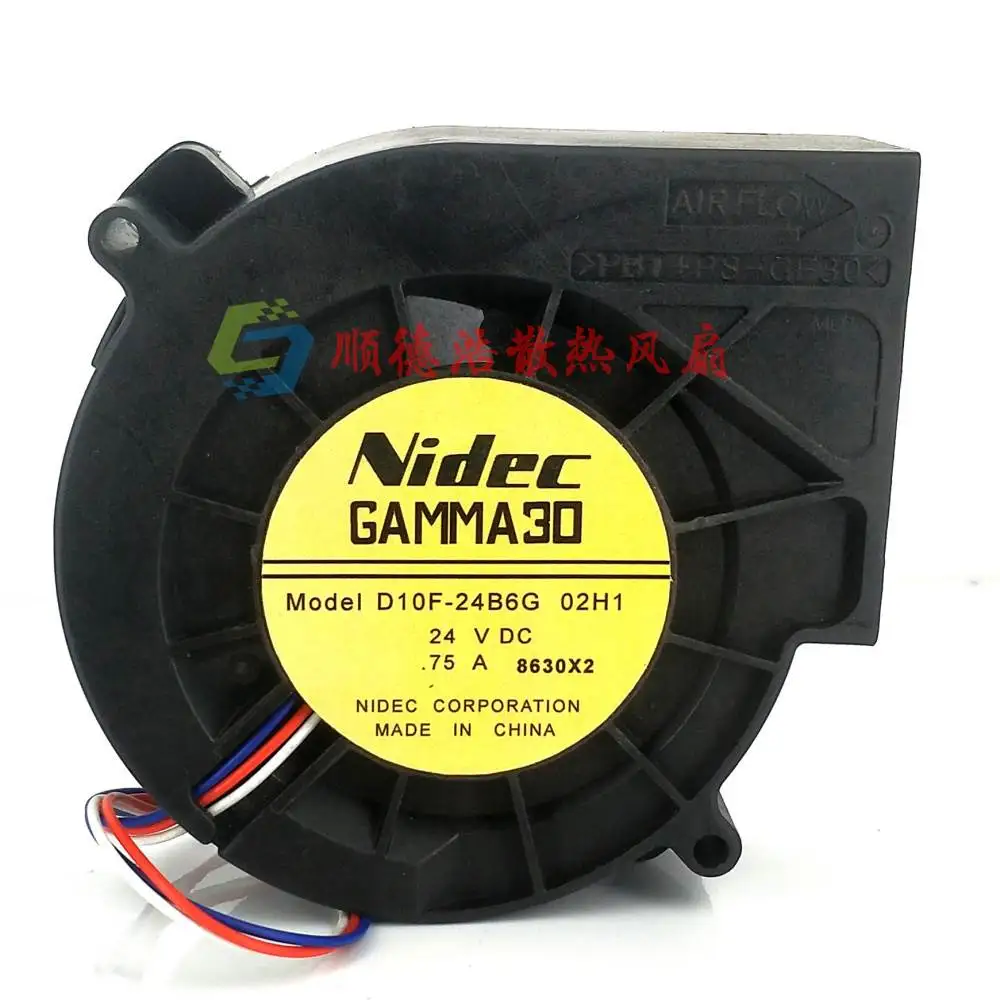 Оригинальный телефон GAMMA30 D10F--24B6G 02H1 24 В 0.75A 9733 9 см 3-проводной центробежный Турбовентилятор охлаждающий вентилятор