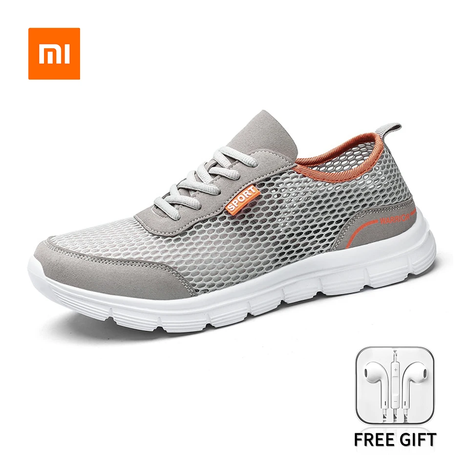 

Xiaomi Youpin Men Shoes Sneakers Casual Shoes New Fashion Mesh Breathable Lightweight Flat Shoes Men Sneakers Male Loafers