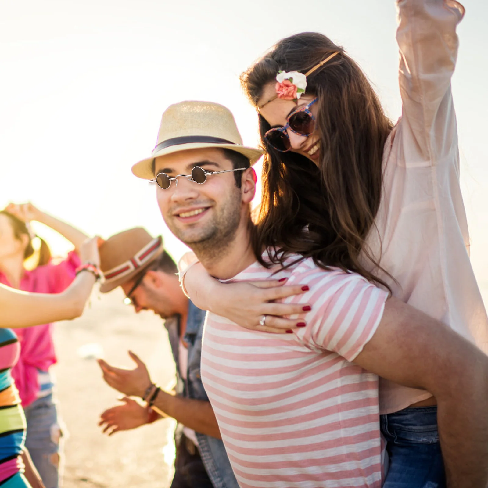 

Prince Mirror Summer Sunglasses Outdoor Eyeglasses Party Eyewear Vintage For Women