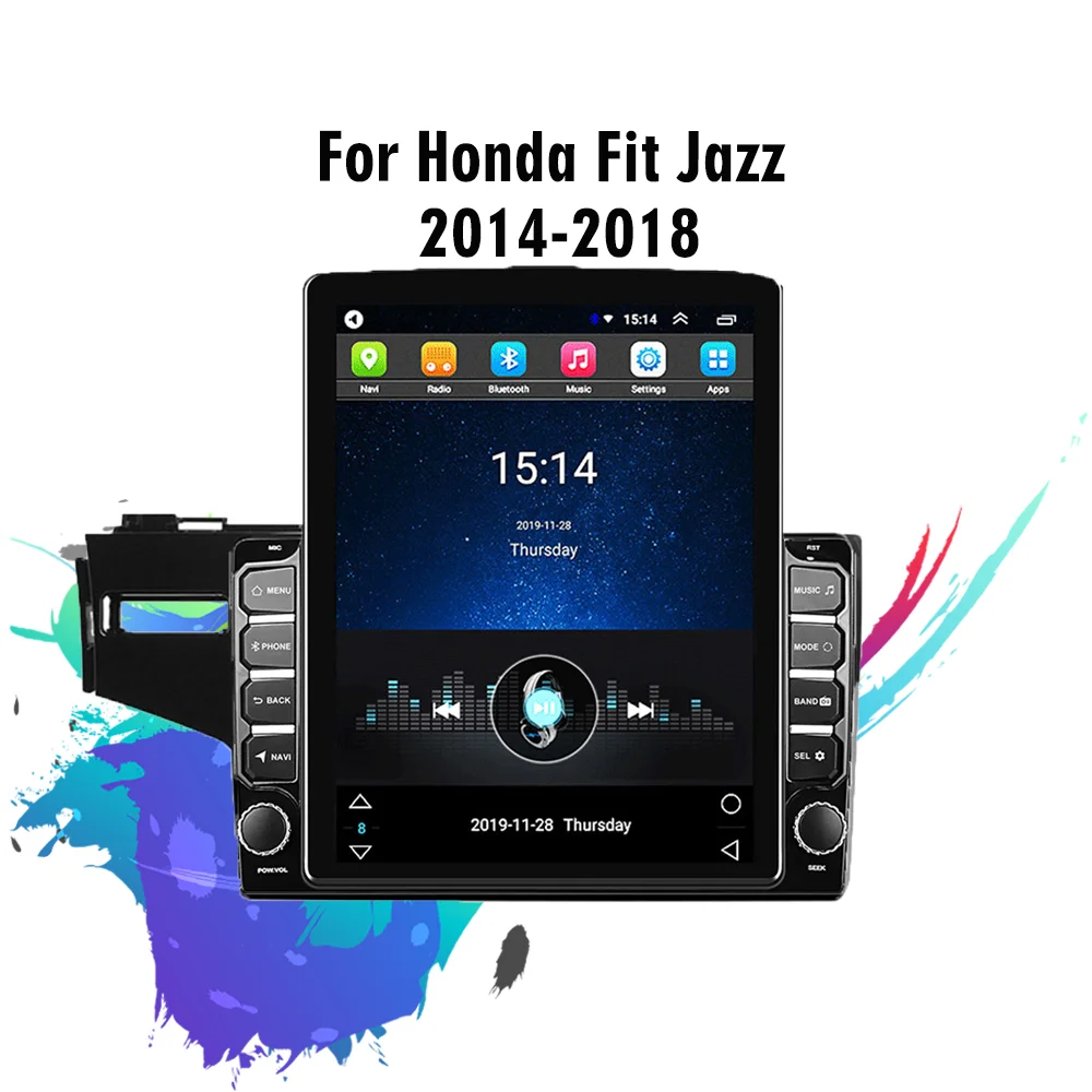 

For Honda Fit Jazz 2014-2018 Car Multimedia Player 4G Carplay Autoradio 9.7" Tesla Screen GPS Navigator Android Stereo