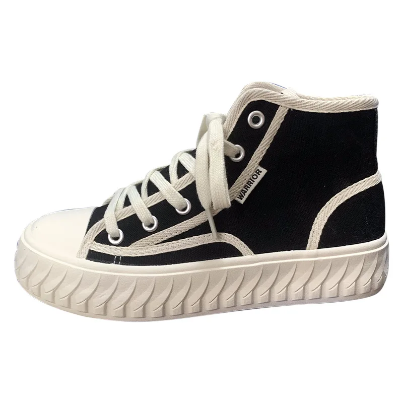 1970's classic retro high top plush canvas shoes for students in South Korea 2022 New Versatile Winter Warm Cotton Boots
