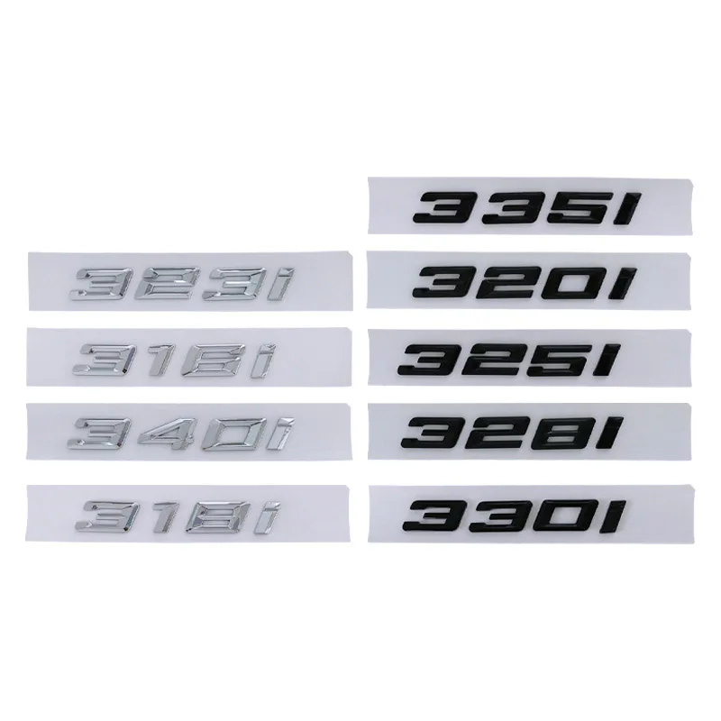 Новый 3D значок на багажник автомобиля наклейка 316i 318i 320i 325i 328i 330i 335i 340i логотип