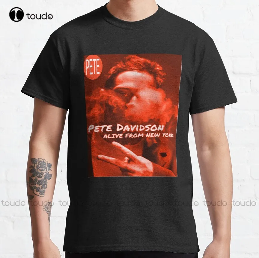 

Pete Davidson Classic T-Shirt Sleep Shirt Custom Aldult Teen Unisex Digital Printing Tee Shirts Funny Art Streetwear Cartoon Tee