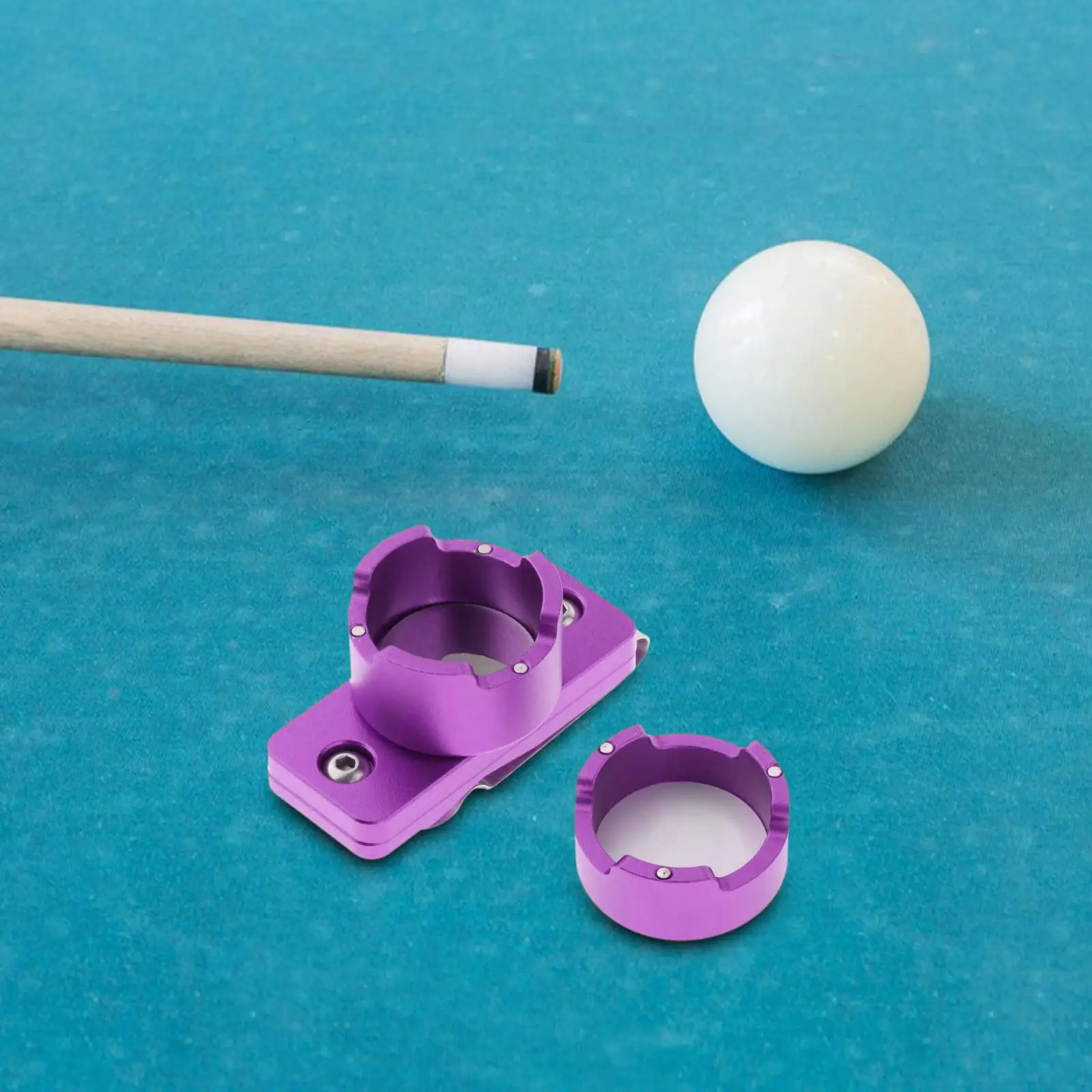 

Billiards Snooker Pool Cue Chalk Holder Round Shape Professional Billiard Chalk Holder for Pool Table Accessories Entertainment