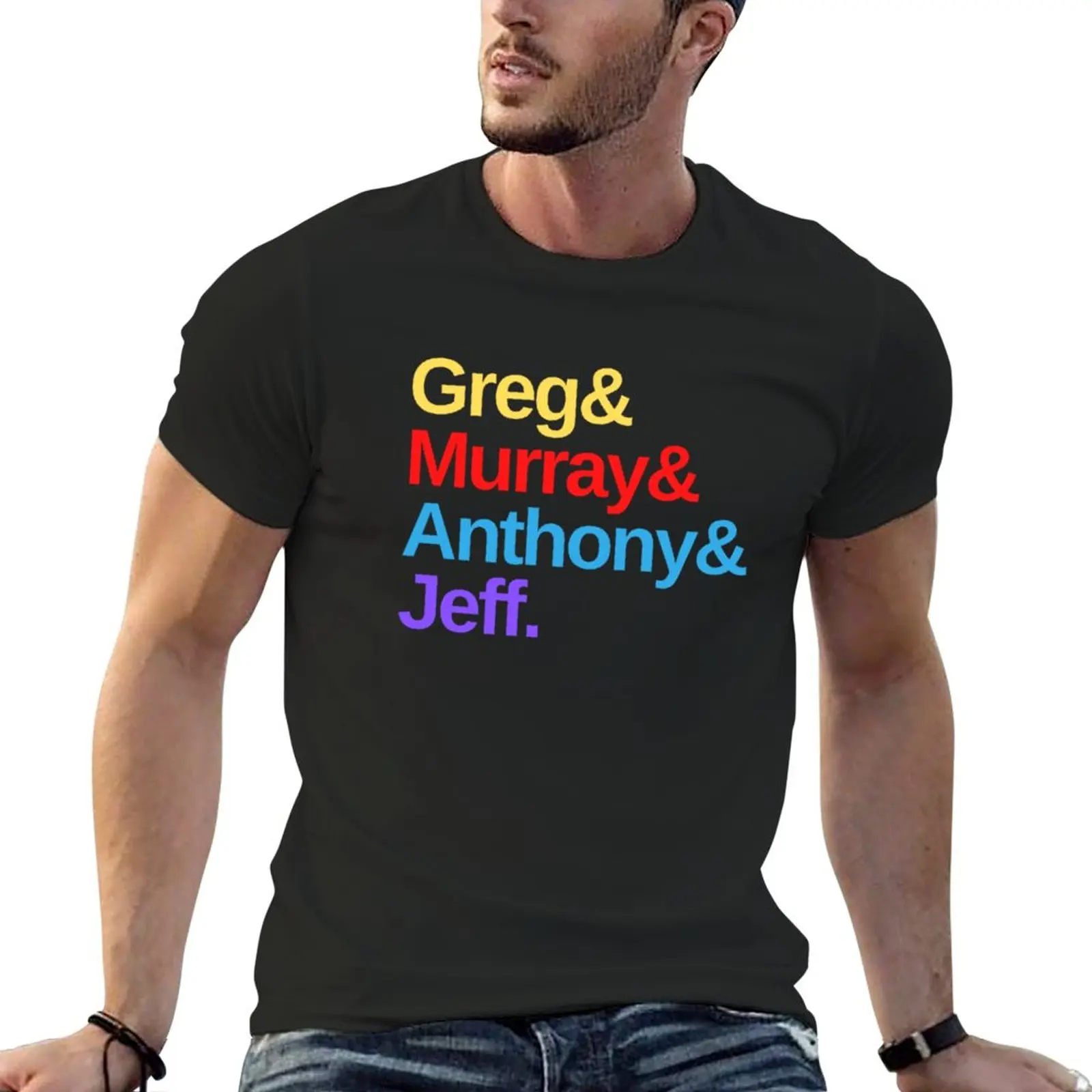 Новинка красочная футболка THE WIGGLES OG Helvetica футболки с графическим рисунком