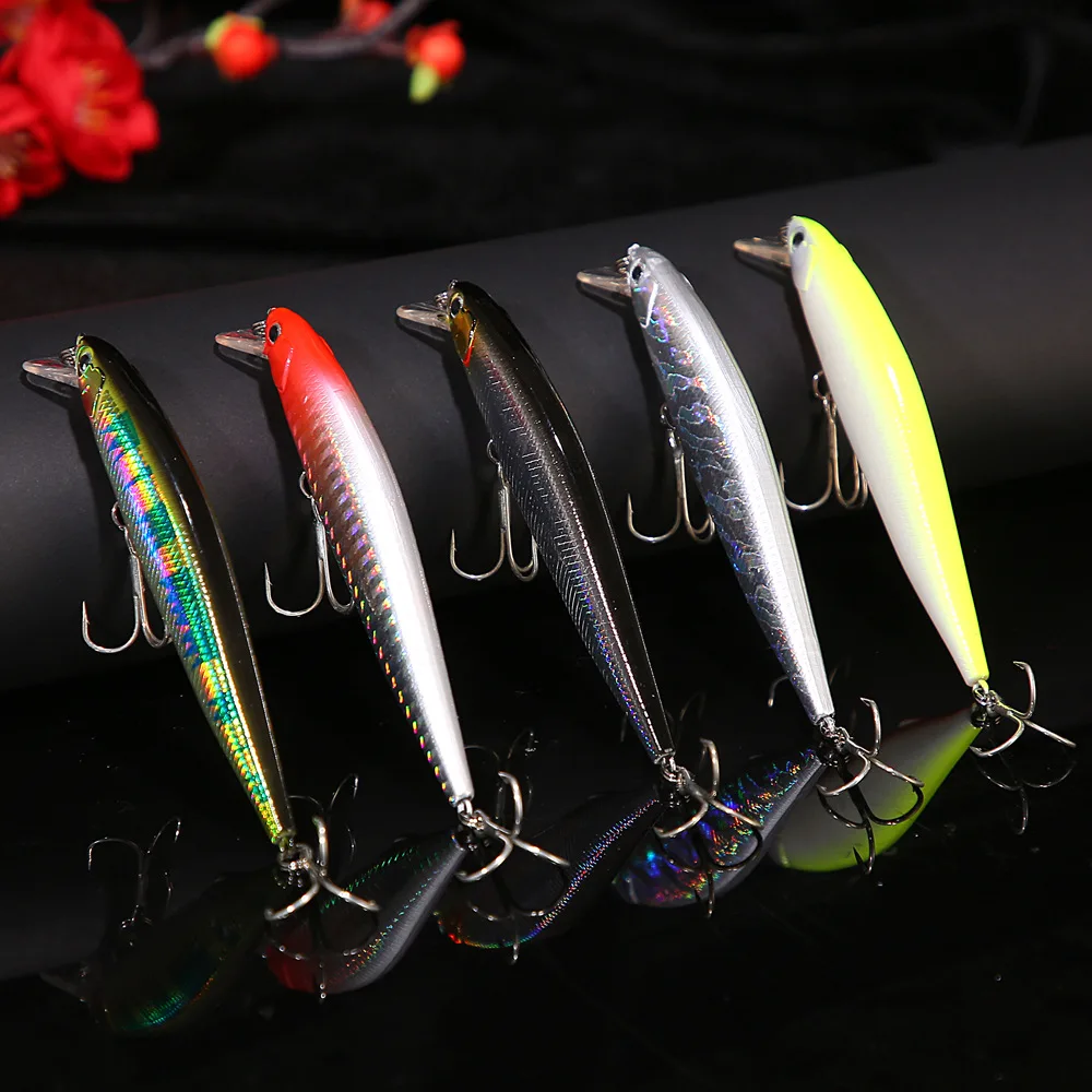 

Water-sinking Mino slow-sinking silver blade Mino fishing beak dead fly system slow-sinking road sub-fake bait bait