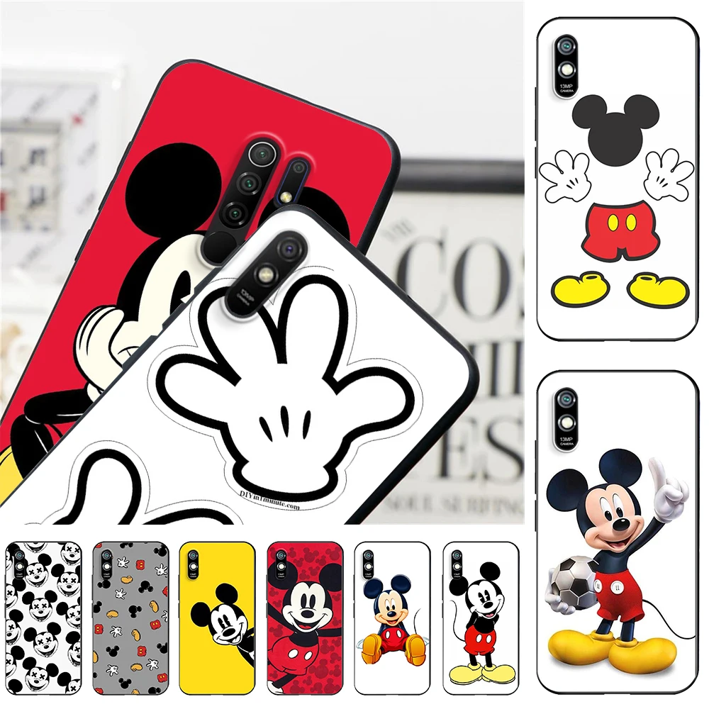 

cute cartoon Mickey Mouse Silicone Case for Xiaomi 6 8 9 9T 10 10T 11 Lite Pro Ultra 8SE 9SE 10i 10S Back Cover