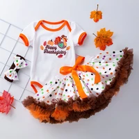 easter 0 2year babys sets infant baby girl dress short sleeve embroidered romper set tutu skirts birthday party kids clothing