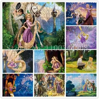 disney cartoon movies rapunzel jigsaw puzzles 3005001000 pcs disney princess puzzles children education toys handmade gifts