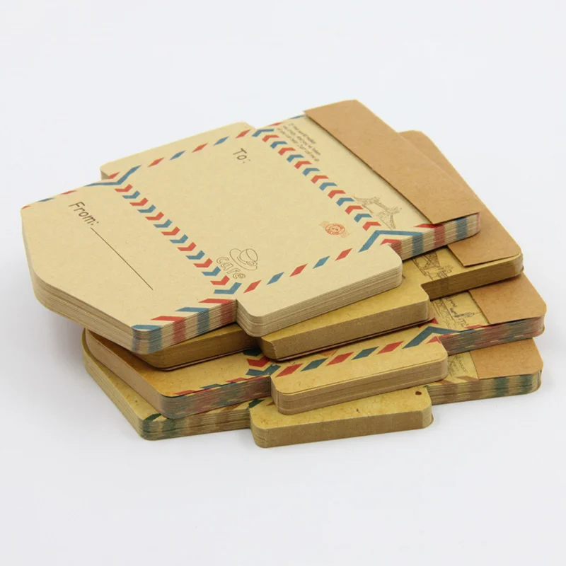 

45pcs Retro Vintage Kraft Paper Envelopes Mini Cute Kawaii Cartoon Stationery Post Letter Envelope Gifts