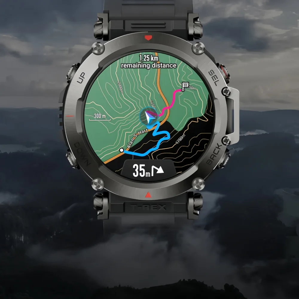 Фото Оригинальная выставка 96 новых умных часов Amazfit T-Rex Ultra для мужчин и женщин, водонепроницаемые, GPS, спортивные, reloj inteligente, оптовая продажа №1