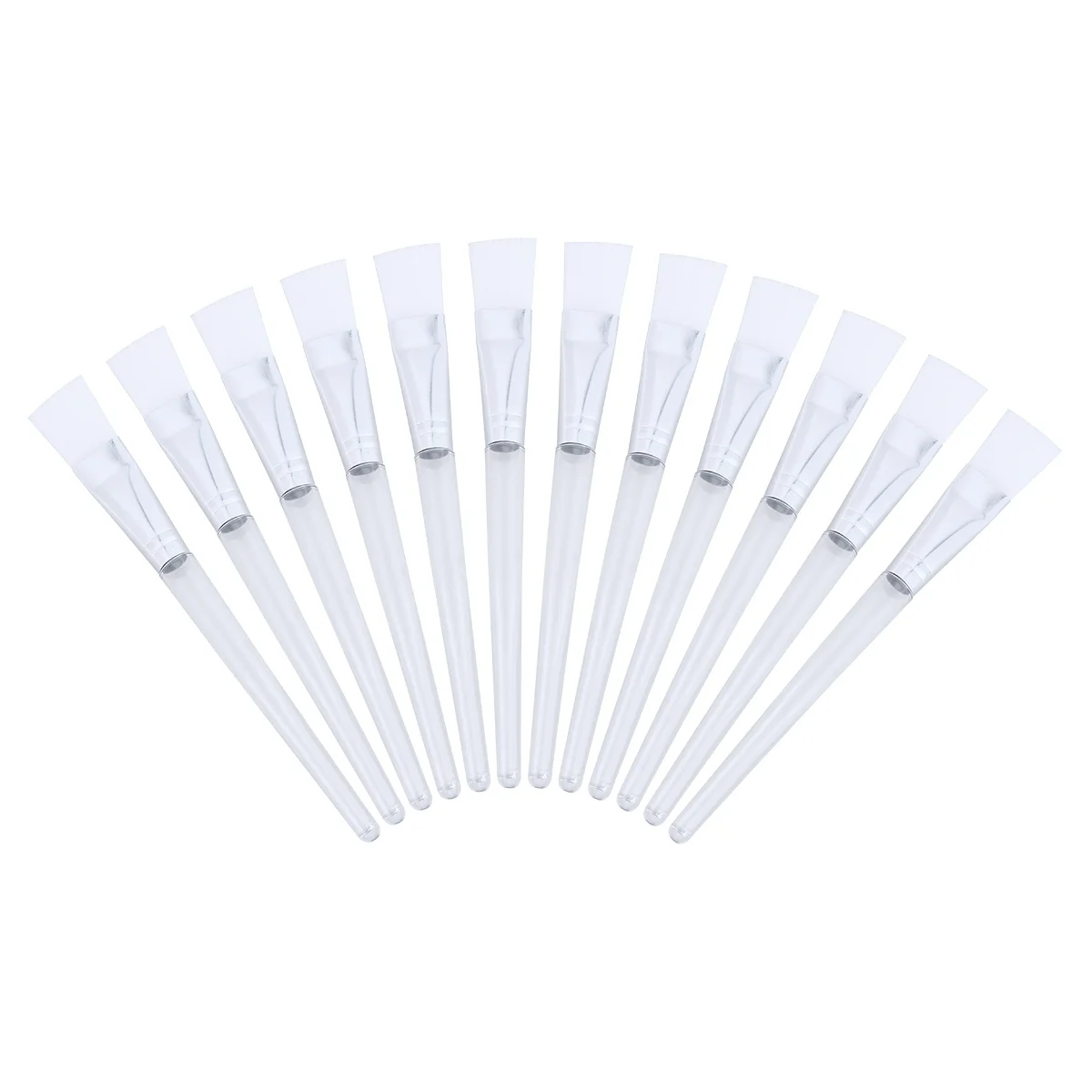 

Brush Faceapplicator Facial Makeup Silicone Transparentbrushes Spatula Rod Mud Crystalfacials Beauty Toolsspatulas Flexible