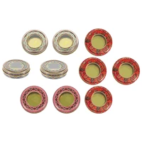 10pcs dried saffron storage jars round tin jar tea tins storage container beads jewelry box for kitchen office