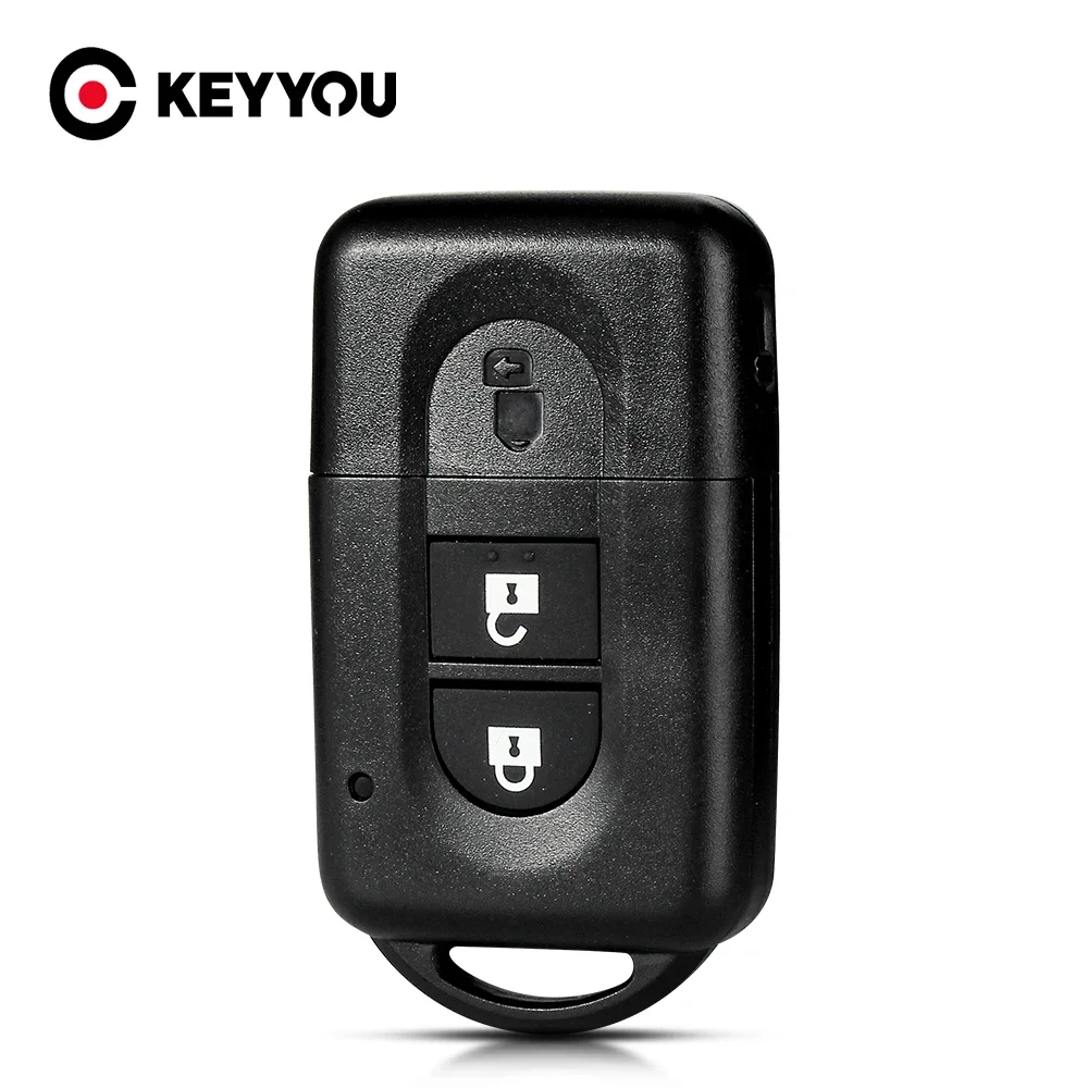 

Новый чехол KEYYOU для ключа с дистанционным управлением, чехол для ключа с двумя кнопками для Nissan Micra X-trail Qashqai Juke Duke Pathfinder Note