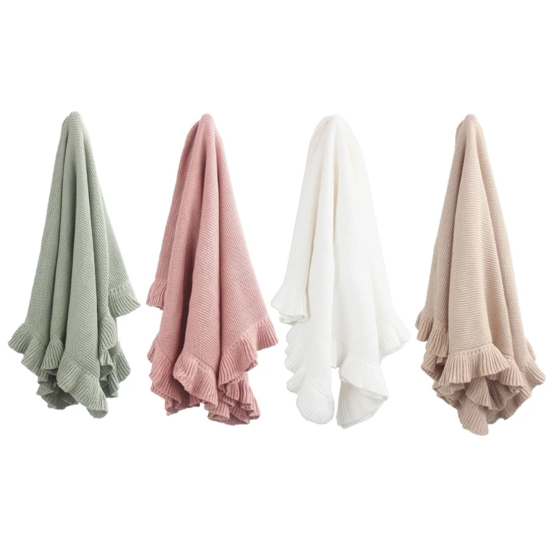 

Pure Cotton Baby Blanket Soft Swaddle Crib Blanket for Newborn Baby Boy Girl