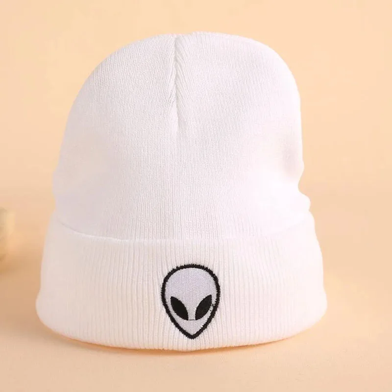 1 шт. Зимняя Теплая Вязаная Шапка-бини с вышивкой лыжная шапка унисекс для улицы